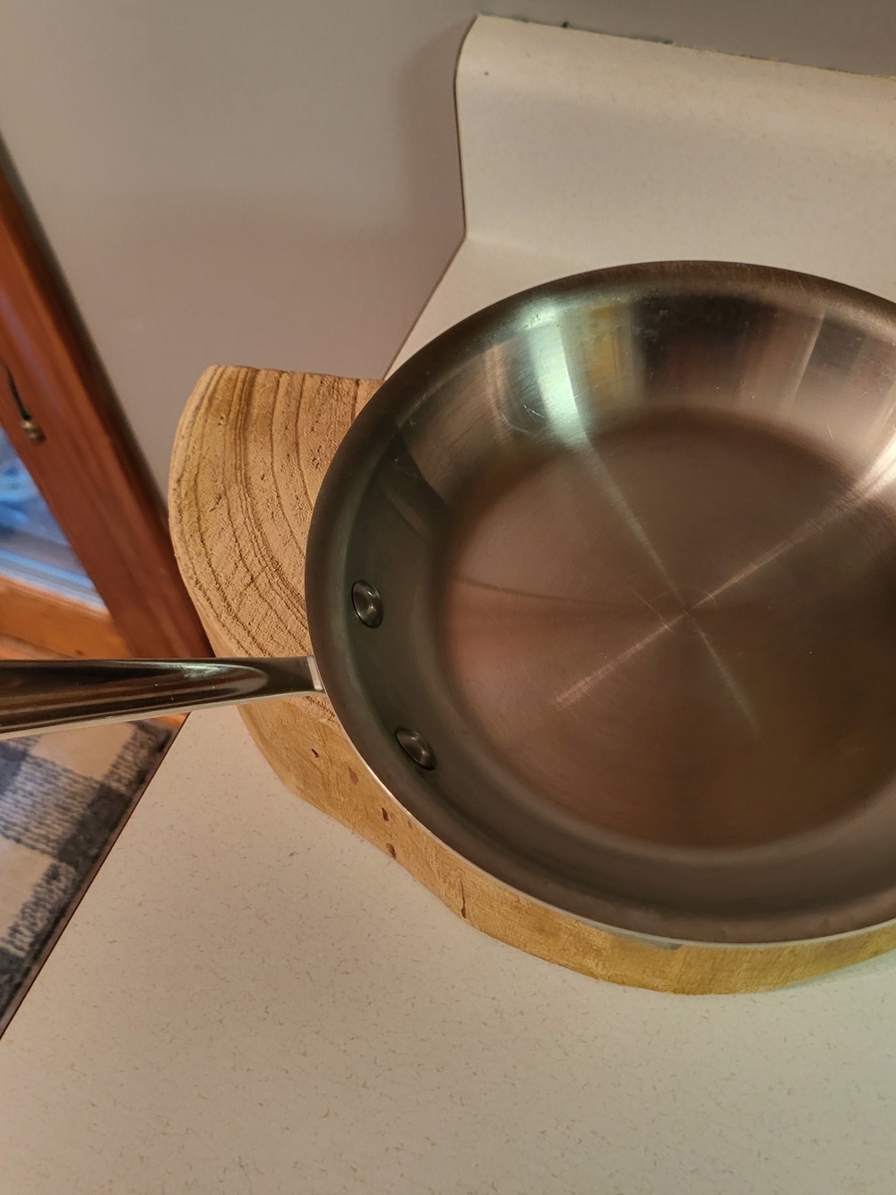 All-Clad D3 Stainless Steel 8.5 In h Fry Pan